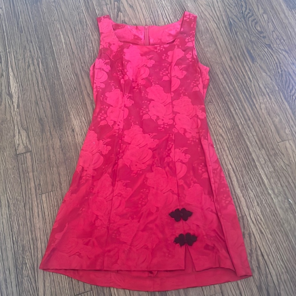 Red dress